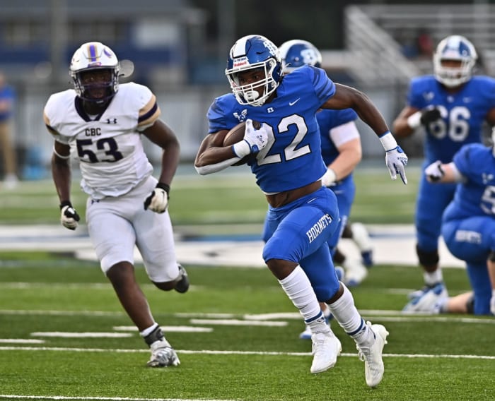 Bryant's Daniel Anderson ran for 80 yards and a touchdown coming off the bench. (Photo by Jimmy Jones)